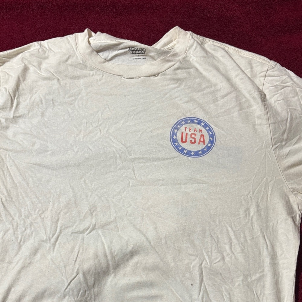 Warner Bros. White Team USA Tee